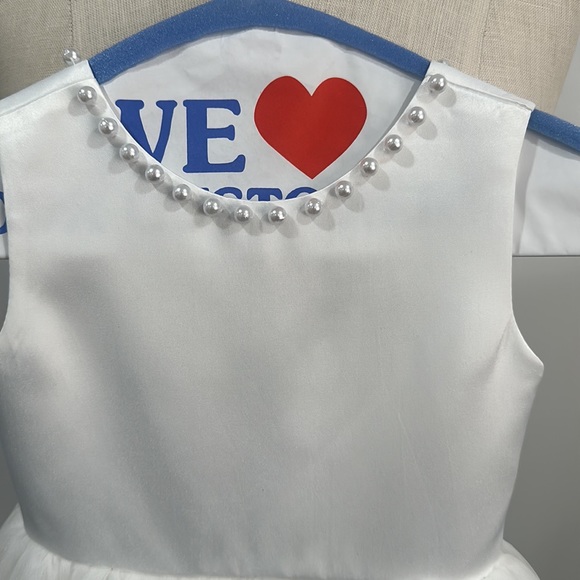 White Baby Party/ flower girl Dress - Picture 2 of 6